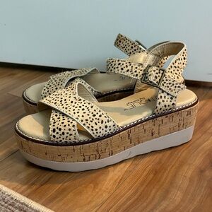 Corky’s Leopard platform sandals